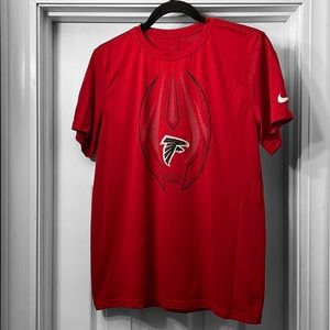 Nike The Nike Tee Dri-Fit Atlanta Falcons Red Primary Logo T-Shirt